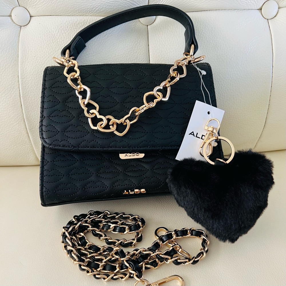 NWT ALDO FLAP CROSSBODY SrHOULDER BAG PURSE